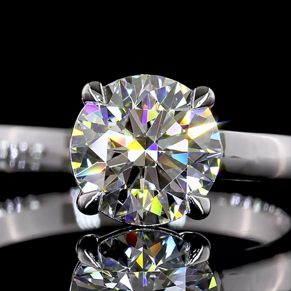 1.74 CTTW Round Lab Grown Diamond Special Ring Sz. 6.5 (F Color and VS2 Clarity)