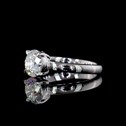 1.74 CTTW Round Lab Grown Diamond Special Ring Sz. 6.5 (F Color and VS2 Clarity)