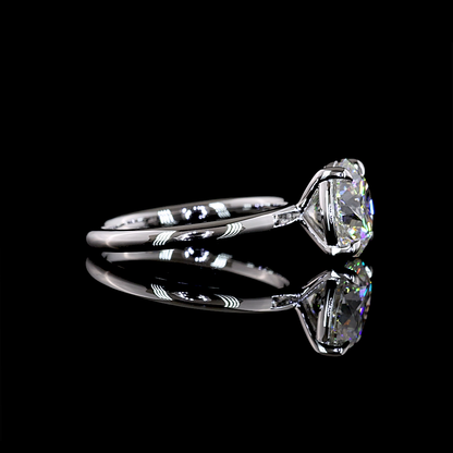 2.53 CT Round Lab Grown Diamond Solitaire Ring Sz. 6.5 (E Color and VS1 Clarity)