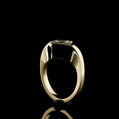 3.51 CT Princess Lab Grown Diamond Solitaire Ring Sz. 6.5 (F Color and VS1 Clarity)