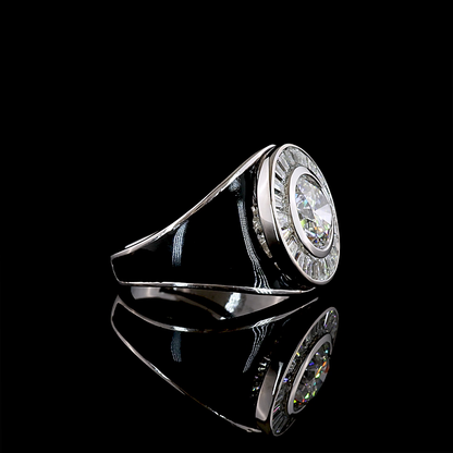 3.15 CTTW Round Lab Grown Diamond 55 Ring Sz. 6.5 (D Color and VVS2 Clarity)