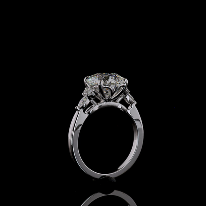 3.58 CTTW Round Lab Grown Diamond Special Ring Sz. 6 (F Color and VS1 Clarity)
