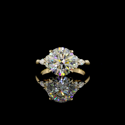 2.76 CTTW Round Lab Grown Diamond Special Ring Sz. 7 (F Color and VS1 Clarity)