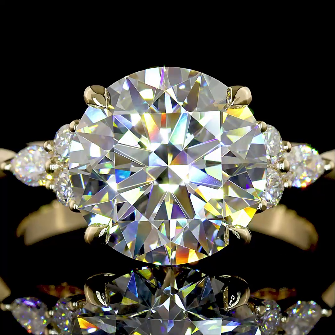 2.76 CTTW Round Lab Grown Diamond Special Ring Sz. 7 (F Color and VS1 Clarity)