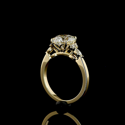 2.76 CTTW Round Lab Grown Diamond Special Ring Sz. 7 (F Color and VS1 Clarity)