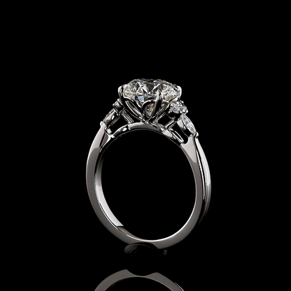 2.79 CTTW Round Lab Grown Diamond Special Ring Sz. 6 (F Color and VS1 Clarity)