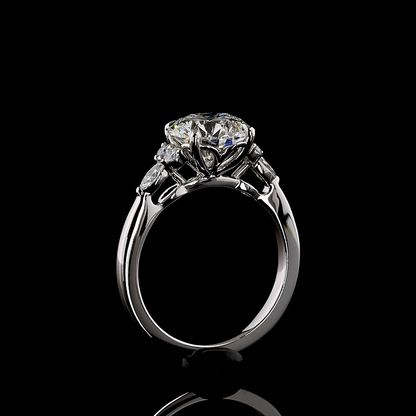 2.79 CTTW Round Lab Grown Diamond Special Ring Sz. 6 (F Color and VS1 Clarity)