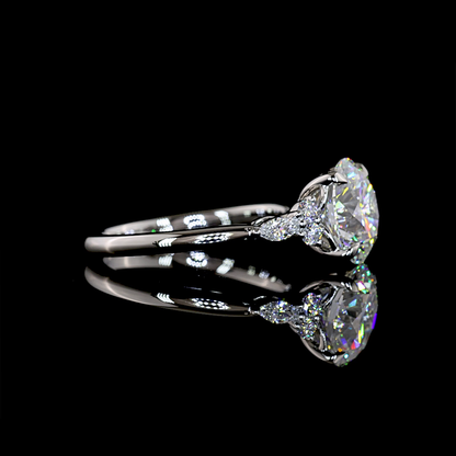 3.55 CTTW Round Lab Grown Diamond Special Ring Sz. 7 (F Color and VS1 Clarity)