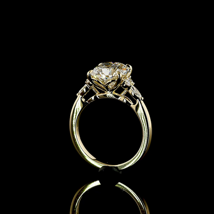 3.60 CTTW Cushion Brilliant Lab Grown Diamond Special Ring Sz. 5 (F Color and VS1 Clarity)