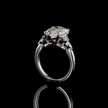4.75 CTTW Pear Lab Grown Diamond Special Ring Sz. 5 (F Color and VS1 Clarity)