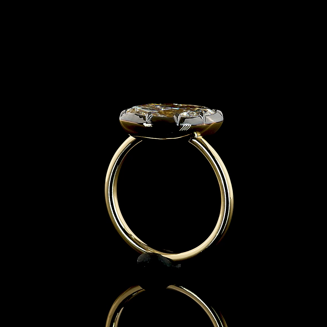 2.43 CT Marquise Lab Grown Diamond Solitaire Ring Sz. 6.5 (E Color and VS1 Clarity)