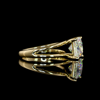 2.30 CT Princess Lab Grown Diamond Solitaire Ring Sz. 7 (F Color and VVS2 Clarity)