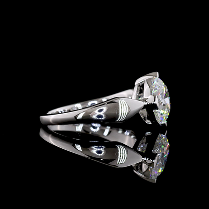 2.52 CT Round Lab Grown Diamond Solitaire Ring Sz. 6.5 (F Color and VVS2 Clarity)