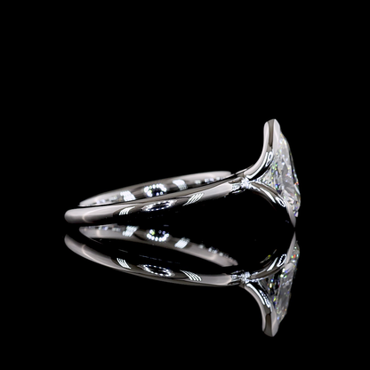 1.54 CT Pear Lab Grown Diamond Solitaire Ring Sz. 6.5 (E Color and VS1 Clarity)