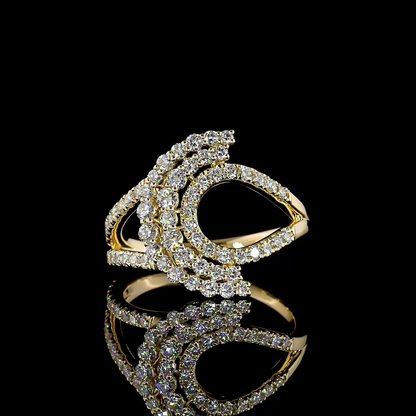 0.85 CTTW Round Lab Grown Diamond Special Ring Sz. 6.5 (E Color and VS1 Clarity)
