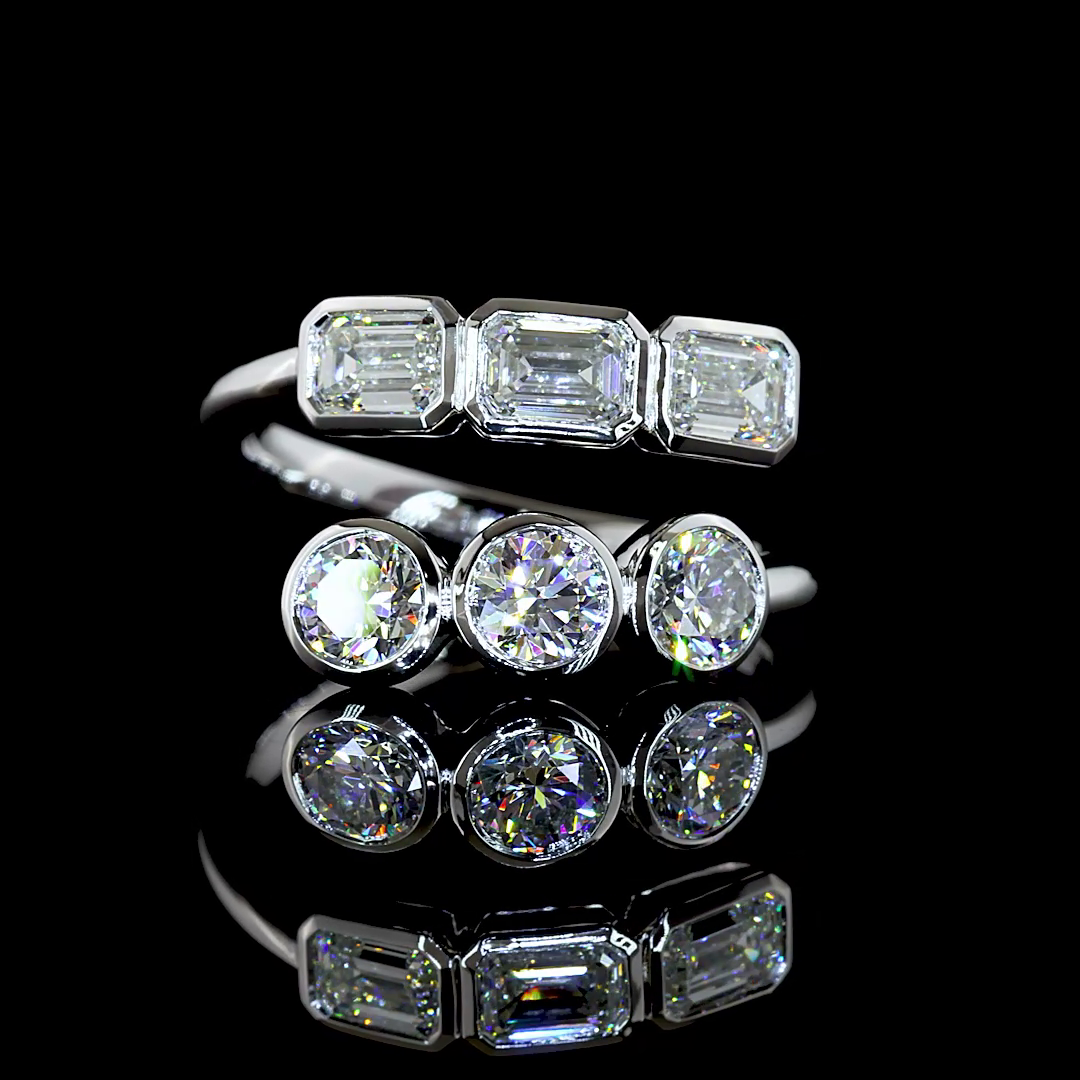 1.81 CTTW Round Lab Grown Diamond Special Ring Sz. 6.5 (E Color and VS1 Clarity)