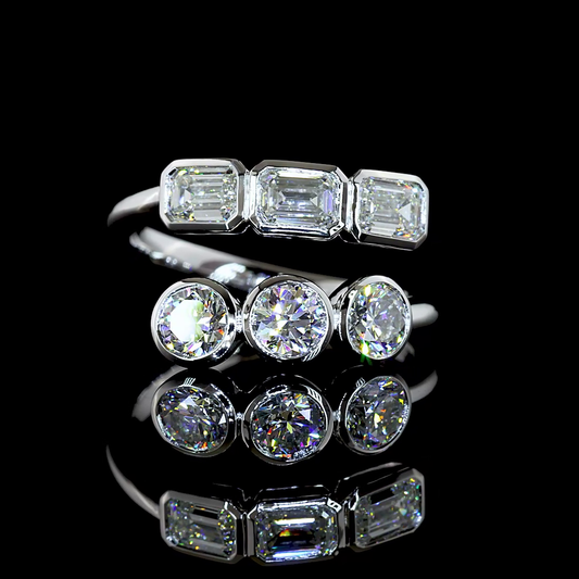 1.81 CTTW Round Lab Grown Diamond Special Ring Sz. 6.5 (E Color and VS1 Clarity)