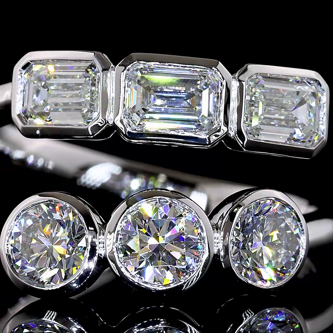 1.81 CTTW Round Lab Grown Diamond Special Ring Sz. 6.5 (E Color and VS1 Clarity)