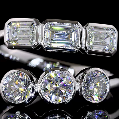 1.81 CTTW Round Lab Grown Diamond Special Ring Sz. 6.5 (E Color and VS1 Clarity)