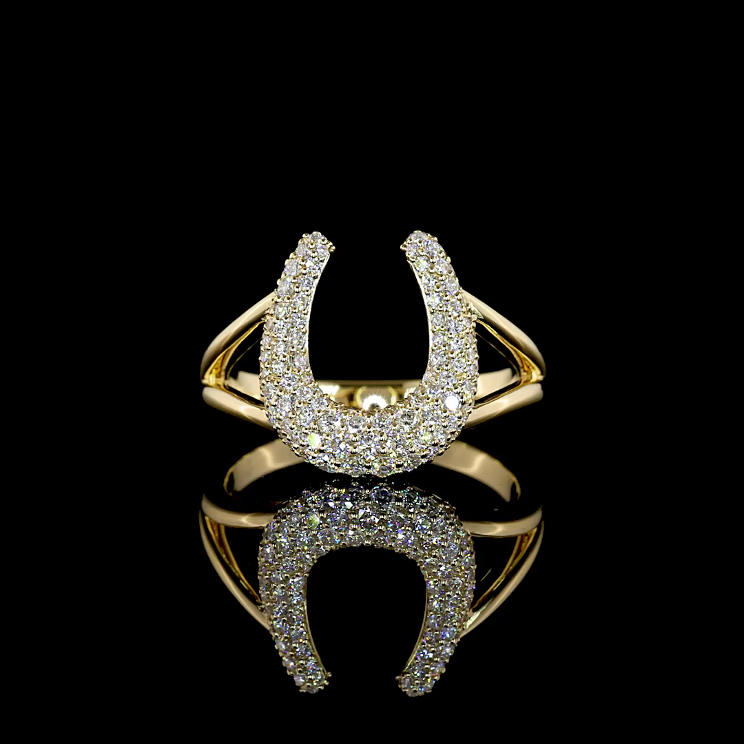 0.65 CTTW Round Lab Diamond Special Ring (E Color and VS1 Clarity)