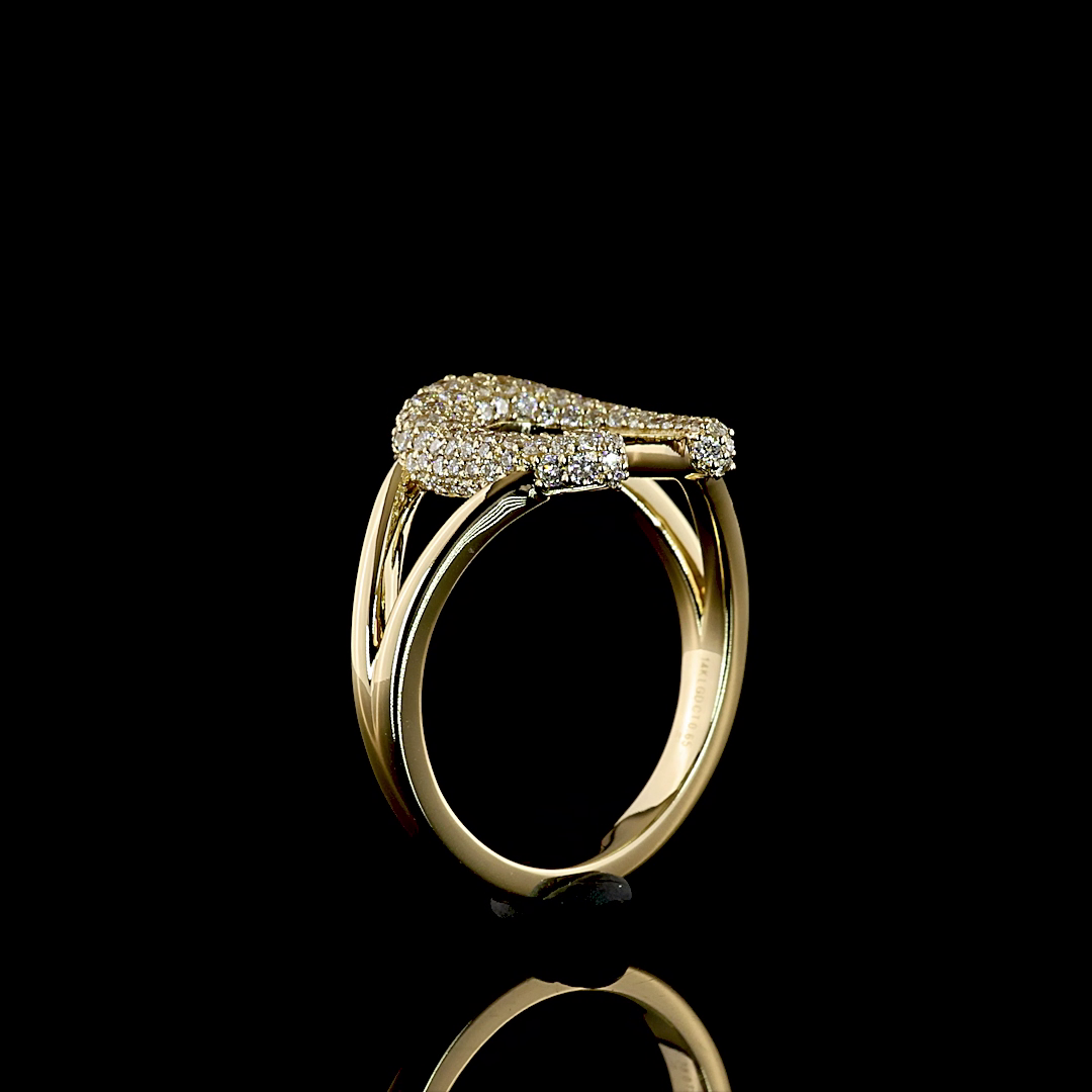 0.65 CTTW Round Lab Diamond Special Ring (E Color and VS1 Clarity)