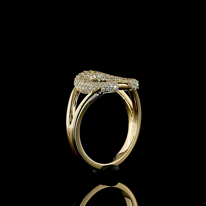 0.65 CTTW Round Lab Diamond Special Ring (E Color and VS1 Clarity)
