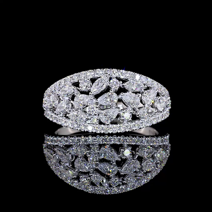 1.12 CTTW MIX Lab Grown Diamond Special Ring Sz. 6.5 (E Color and VS1 Clarity)
