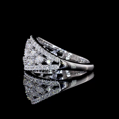 1.12 CTTW MIX Lab Grown Diamond Special Ring Sz. 6.5 (E Color and VS1 Clarity)
