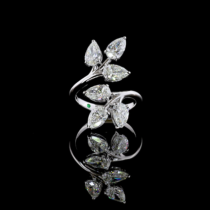 3.03 CTTW Pear Natural Diamond Special Ring Sz. 5.5 (VS2 Clarity)
