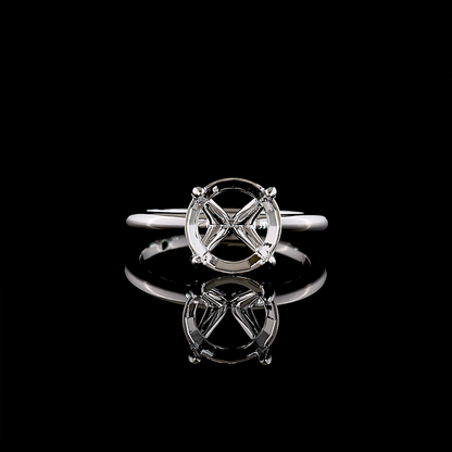 0.01 CT Natural Diamond Solitaire Ring Sz. 7