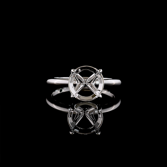 0.01 CT Natural Diamond Solitaire Ring Sz. 7