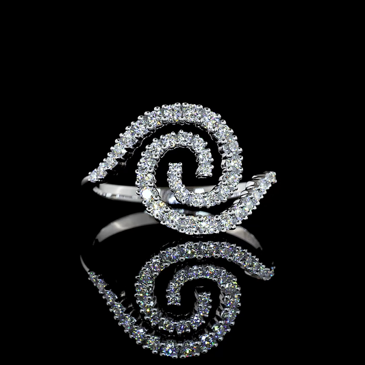 0.50 CTTW Round Lab Grown Diamond Special Ring Sz. 6.5 (E Color and VS1 Clarity)
