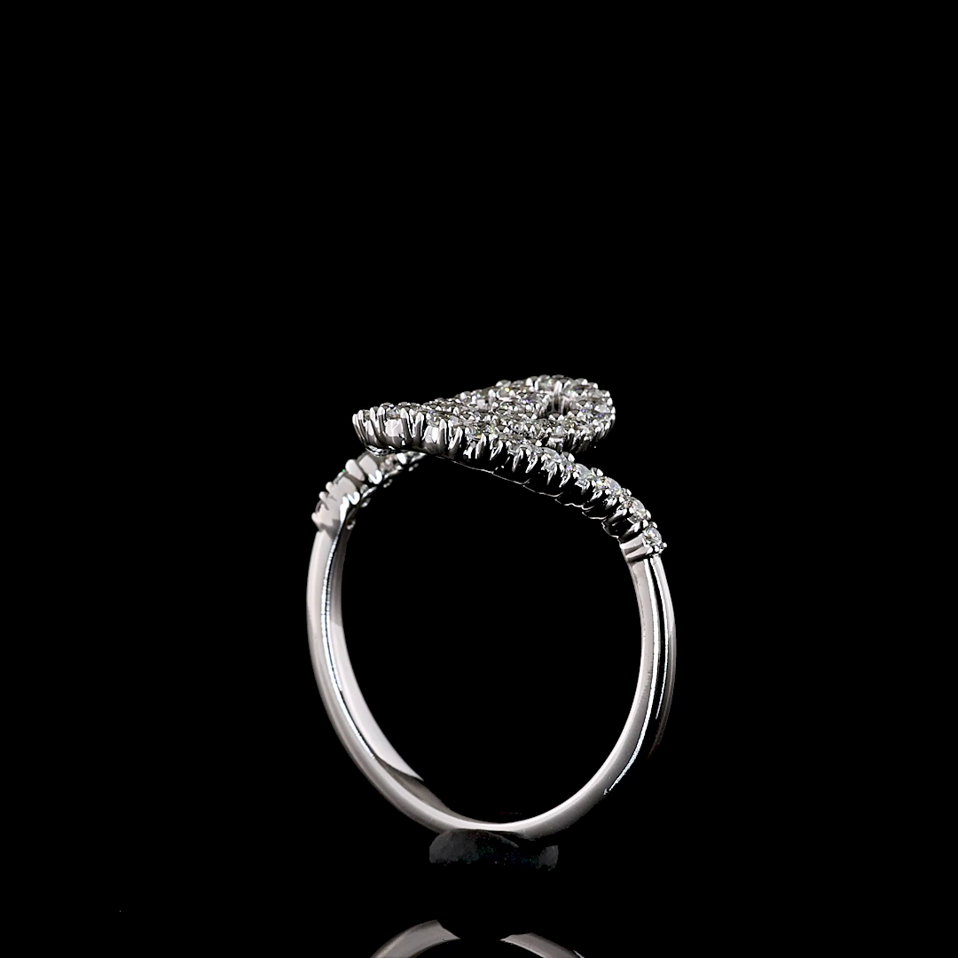 0.50 CTTW Round Lab Grown Diamond Special Ring Sz. 6.5 (E Color and VS1 Clarity)