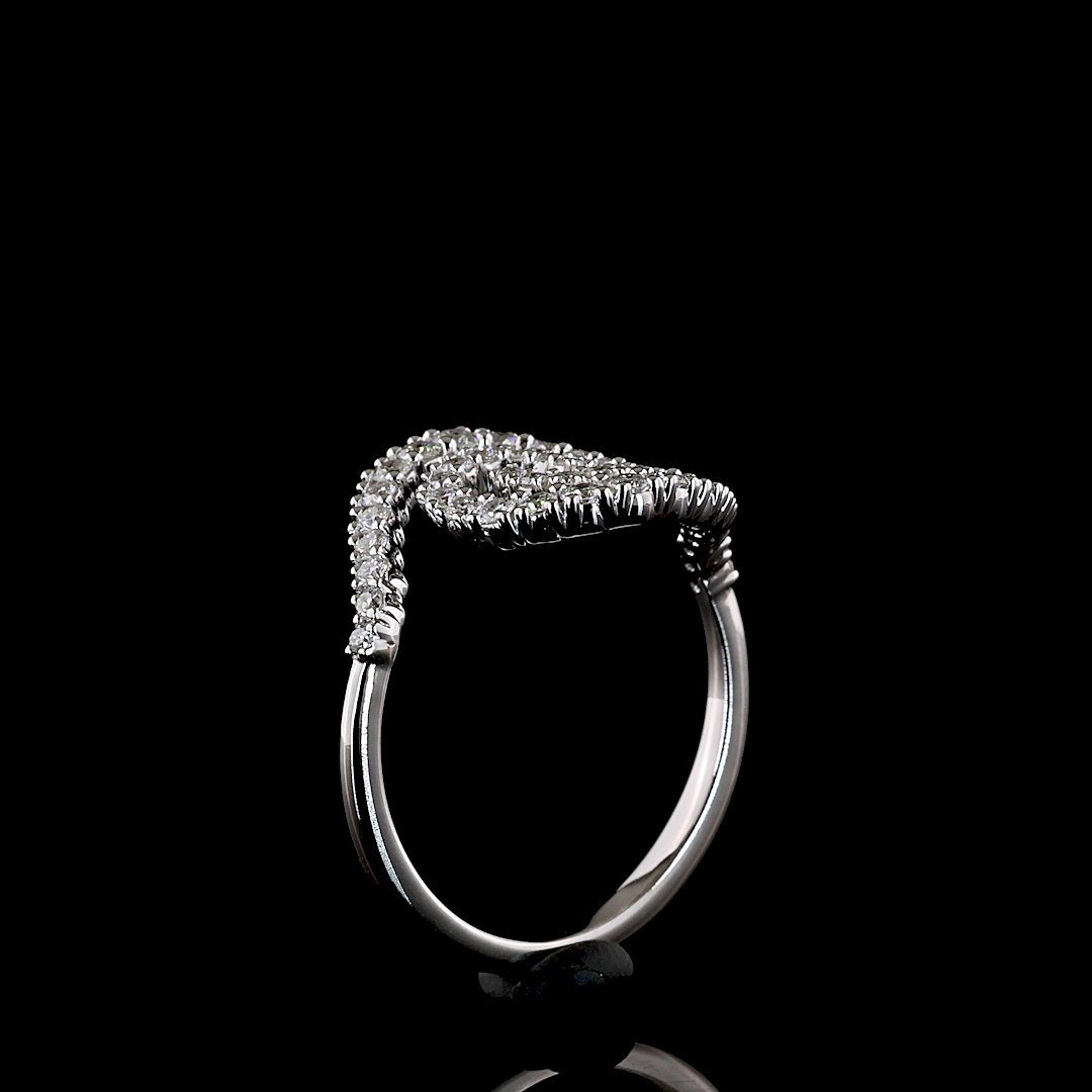 0.50 CTTW Round Lab Grown Diamond Special Ring Sz. 6.5 (E Color and VS1 Clarity)