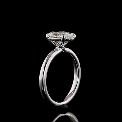 2.04 CT Oval Lab Grown Diamond Solitaire Ring Sz. 6.5 (F Color and VS1 Clarity)