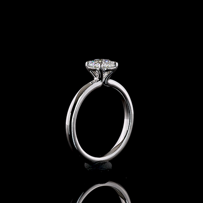 1.02 CT Round Lab Grown Diamond Solitaire Ring Sz. 6.5 (D Color and VVS2 Clarity)