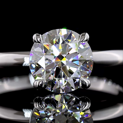 1.50 CT Round Lab Grown Diamond Solitaire Ring Sz. 6.5 (F Color and VVS2 Clarity)