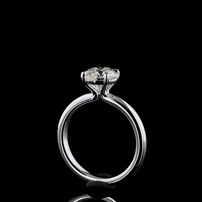 1.50 CT Round Lab Grown Diamond Solitaire Ring Sz. 6.5 (F Color and VVS2 Clarity)