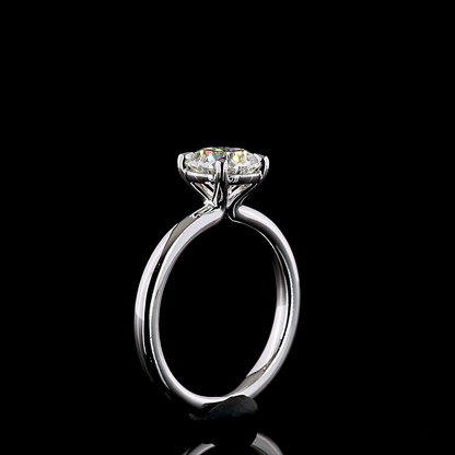 1.50 CT Round Lab Grown Diamond Solitaire Ring Sz. 6.5 (F Color and VVS2 Clarity)