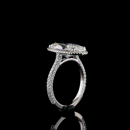 4.95 CTTW MO Lab Grown Diamond 55 Ring Sz. 6 (F Color and VS1 Clarity)