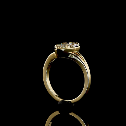 2.50 CT Pear Lab Grown Diamond Solitaire Ring Sz. 6.5 (E Color and VS1 Clarity)