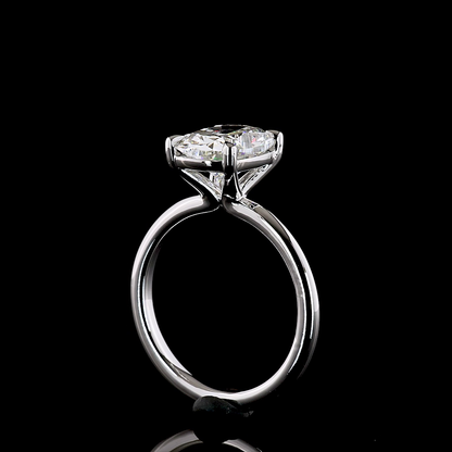 3.10 CT Cushion Brilliant Lab Grown Diamond Solitaire Ring Sz. 7 (E Color and VVS2 Clarity)