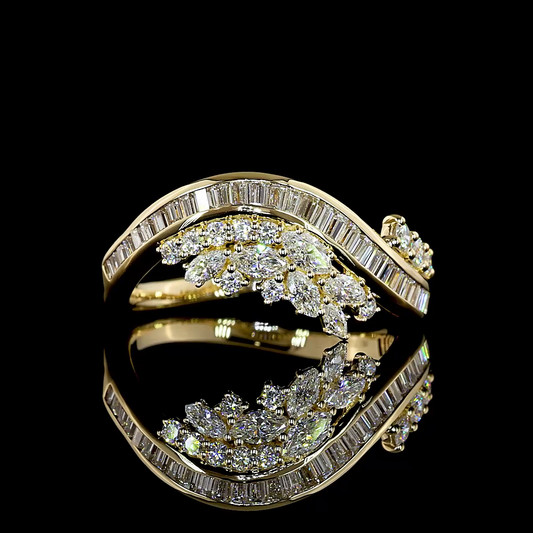 1.03 CTTW MIX Lab Grown Diamond Special Ring Sz. 6.5 (E Color and VS1 Clarity)