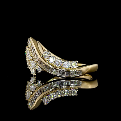 1.03 CTTW MIX Lab Grown Diamond Special Ring Sz. 6.5 (E Color and VS1 Clarity)