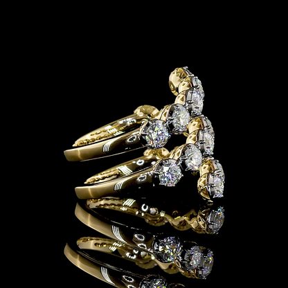 2.67 CTTW Round Lab Grown Diamond Special Ring Sz. 6.5 (E Color and VS1 Clarity)