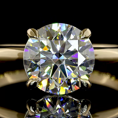2.02 CT Round Lab Grown Diamond Solitaire Ring Sz. 6.5 (D Color and VVS2 Clarity)