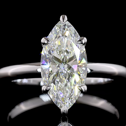 2.07 CT Marquise Lab Grown Diamond Solitaire Ring Sz. 6.5 (E Color and VVS2 Clarity)
