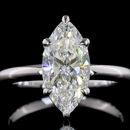 2.12 CT Marquise Lab Grown Diamond Solitaire Ring Sz. 6.5 (E Color and VVS1 Clarity)