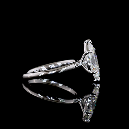 2.12 CT Marquise Lab Grown Diamond Solitaire Ring Sz. 6.5 (E Color and VVS1 Clarity)