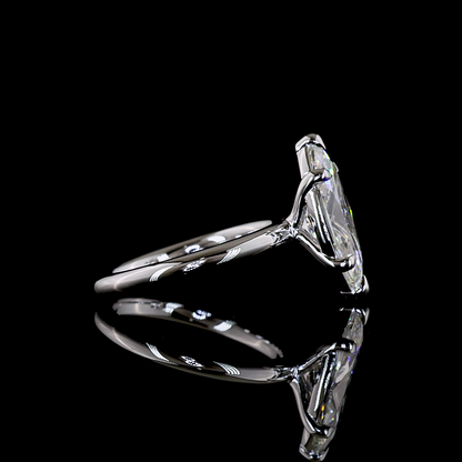 3.18 CT Marquise Lab Grown Diamond Solitaire Ring Sz. 6.5 (E Color and VVS1 Clarity)